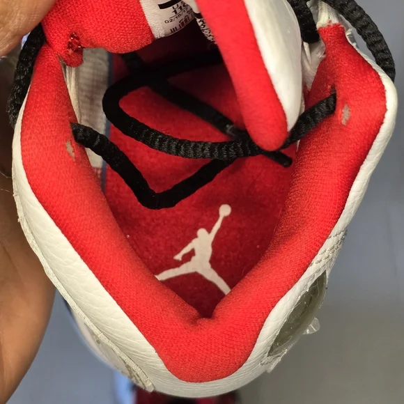 Jordan 13 Retro History of Flight Kids Sneakers Size 11C White Red OG - Picture 8 of 12